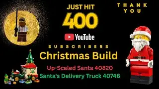 400 Subs Celebration! Christmas Build #bricks #afol #lego #legocity #livestream #christmas