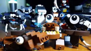 Lego Mixels series 11 ( Custom!!!) ( Aquatix, Fang Gang, and Glowkies Cousins) #lego #legomixels