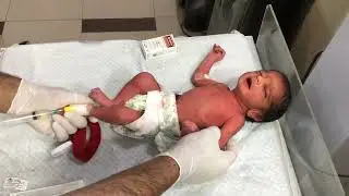ENNS Baby Received in DR Clinic IV Line Passed & Antibiotics Started NICU Care & Initial Assessment