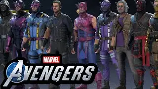 All Hawkeye Skins In Marvel's Avengers | OUTDATED NEW VERSION IN DESCRIPTION