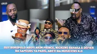 GUY BOKOPOLO ABOYI NICKSON  BOUTIQUE NA AKIM PRINCE LAUSANNE À DÉFIER BA SAPEURS YA PARIS COUP K.O
