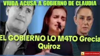VIUDA CULPA A GOBIERNO DE CLAUDIA DE MUERT&euro; DE MANZO