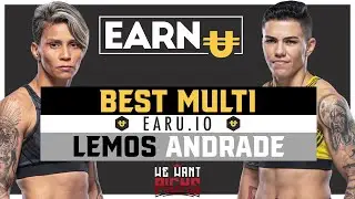 EARNU.IO: Best Multis for UFC Vegas 52: Lemos vs. Andrade