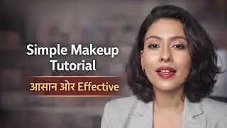 how to do simple easy makeup in less time tutorial 1