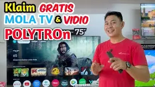 CARA KLAIM GRATIS MOLA TV & VIDIO DI TV POLYTRON TERBARU 2025