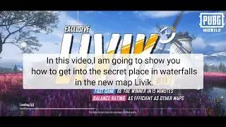 The new secret place in waterfalls in the new map LIVIK|| airdrops weapons || level 3 loots and many