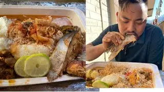 New year special mukbang with oily fish and chicken gizzard.