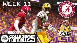 CFB 25 Week 11 | #3 LSU (8-0) vs. # 15 Alabama (5-3)