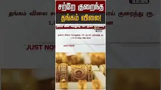சற்றே குறைந்த தங்கம் விலை! | Gold Rate | Gold Price Today