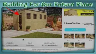 Were building a new shed in the garden