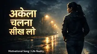 अकेला चलना सीख लो | SAD LOFI SONGS /Emotional Hindi Song| Heart Touching Sad Song