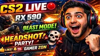 🔴 CS2 LIVE 🔴 | RX 590 OP Gameplay 😱 | Headshots Only  | TABAHI FPS BUT SKILL 🔥