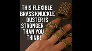 This Flexible Brass Knuckle Duster Is Stronger Than You Think!