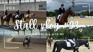 Stall Vlog #23 - Heim Dressurturnier, erstes Turnier nach 10 Jahren😱🌺🦄