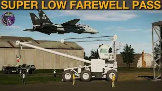 1983 Super Low Farewell Pass At St. Athan Blasts Man Off Roof! | DCS WORLD Reenactment