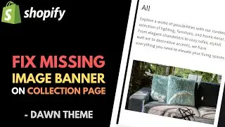Shopify Dawn Theme: Image Banner Not Showing on Collection Page