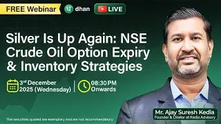 Silver Is Up Again: NSE Crude Oil Option Expiry & Inventory Strategies