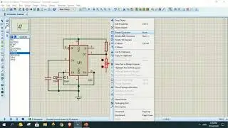 Simple Motor Driver Circuit (PWM controlled motor speed - in Proteus)