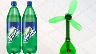 How To Make Electric Table Fan At Home Using Plastic Bottle