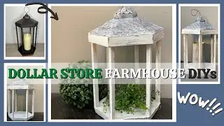 AMAZING Dollar Store Farmhouse DIY | Try it Tuesday