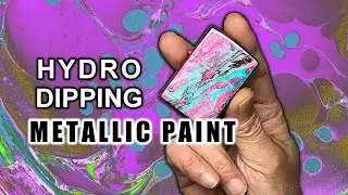 Перенос поверхности воды одноразовым стаканом! зажигалка zippo / окунающая краска