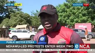 Public Sector Strike | NEHAWU-led protests enter second week