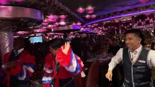 Carnival Cruise Dancing Waiters @ Carnival Miracle