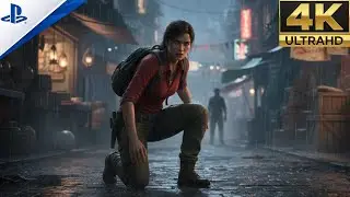 Uncharted: Lost Legacy &ndash; First Mission Stealth Scene | Chloe in Indian Streets (4K Ultra Realistic)