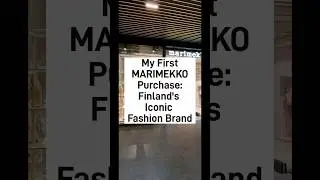 M&oacute;j pierwszy zakup Marimekko: kultowa fińska marka modowa #finlandlife