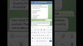 Trade Automatically with Telegram! Say goodbye to manual trading.(Indian Market for option traders)
