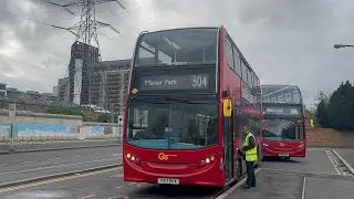 FRV. GoAhead London Route 304: Custom House - Manor Park | Enviro400H EH30 (YX13BKA)