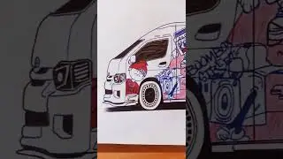 Matatu culture in Kenya 🇰🇪 Pen art matatu concept designs done in 2024 (part two) #matatuculture