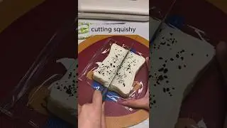 Oreo toast #squishy #stressrelief  #toy #slowrise#fidgettoys #oddlysatisfying #squeezysquishy