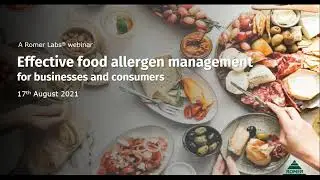 [On-demand webinar] Effective food allergen management for businesses and consumers