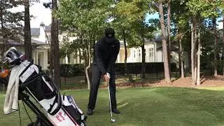 Harry Hall UNLV golf mid iron approach tee shot par3 h4 Little Rock Chenal 10/23/18