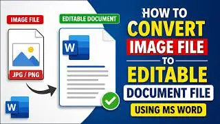 Convert Image to Editable Document in Microsoft Word