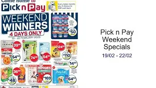 Pick n Pay Weekend Specials 19/02 - 22/02