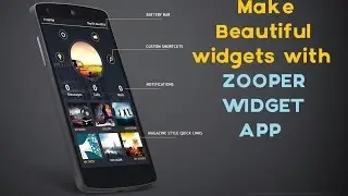 Zooper Widget : Add beautiful widgets to Homescreen