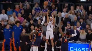 Devin Booker hits insane game winner vs Knicks from 3 over double team