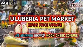 ULUBERIA PET MARKET BIRDS PRICE UPDATE ON 26th APRIL PART 1 #uluberia_pet_market #birds #sale