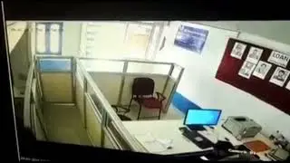 CCTV Footage Of Kulgam Militant Attack on Bank Manager