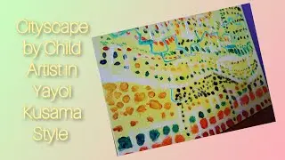 Igorot Colors in Yayoi Kusama Style | Krakun Arts | Abstract by Child Artist