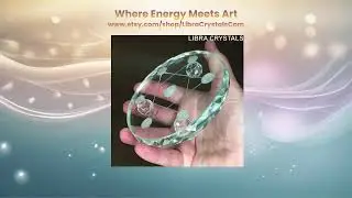 Metatron&rsquo;s Cube Glass Crystal Grid Plate | Sacred Geometry Charger for Alignment & Balance