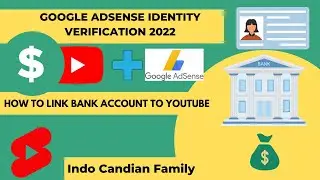 How to Link Bank Account to YouTube | Google AdSense Identity Verification | #adsense #bankaccount
