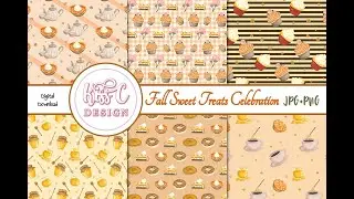 Fall & Thanksgiving Digital Paper Pack