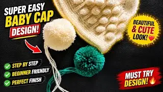 How to make pom poms|cap pom |woolen cap pom design |Two colour pom design |pom pom