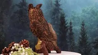 Ebros Gift Wisdom Of The Forest Great Horned Owl & Owlet Decorative Figurine 8