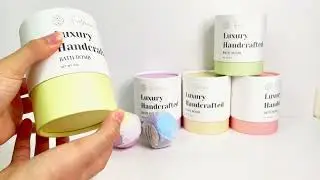custom soap box packaging container handmade bath bomb gift paper boxes for soap  bath bombs
