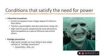 Motivation Chapter 7 Part 5   Implicit motives