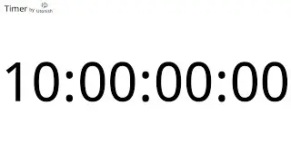 10 Day Countdown Timer - Longest Timer on YouTube